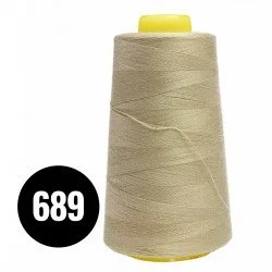 Fils à coudre Overlock Beige Foncé (689)
