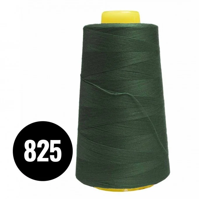 Overlock Tråd Mørkegrøn (825) - (Sytråd)