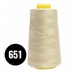 Filo Da Cucito Overlock Beige Chiaro (651)