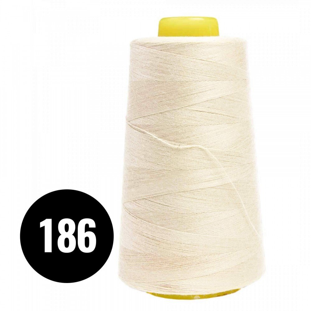 Fils à Coudre Overlock Beige Naturel (186) Fils à Coudre Overlock Beige Naturel (186)