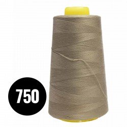 Fils à coudre Overlock Taupe (750)