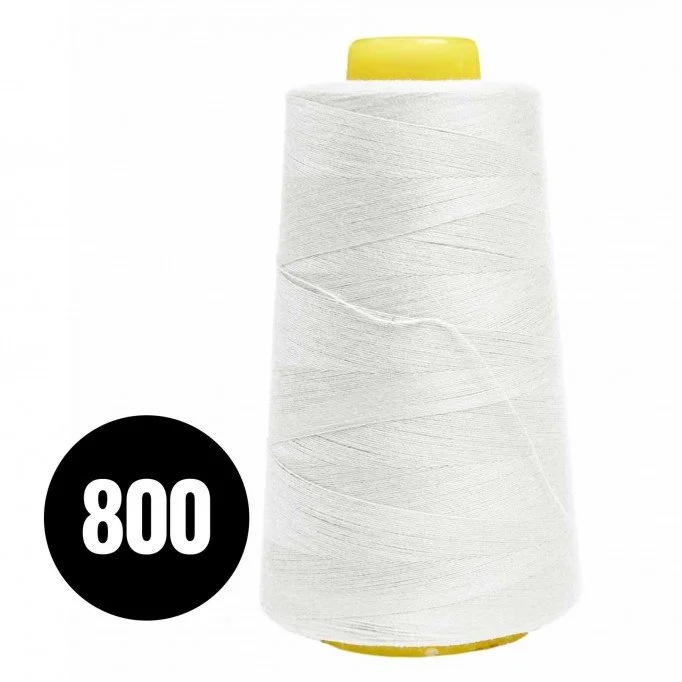 Overlock Thread White (800) - (Sewing Threads)