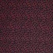 Tissu Maille Tricot Côtelé Imprimé - Léopard Bordeaux - (Tissus Jersey)