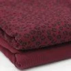 Tissu Maille Tricot Côtelé Imprimé - Léopard Bordeaux - (Tissus Jersey)