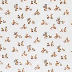 Rib Knit Jersey Fabric - Rabbit Dog Training Rib Knit Jersey Fabric - Rabbit Dog Training