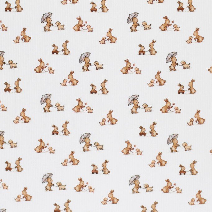 Rib Jersey Strikstof - Kanin Hundetræning Rib Jersey Strikstof - Kanin Hundetræning - (Jerseystoffer)