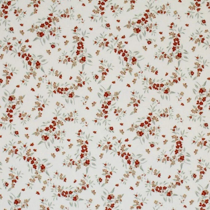Rippstrick Jersey Stoff - Rosmarinzweig Beige Rippstrick Jersey Stoff - Rosmarinzweig Beige - (Jersey Stoffe)