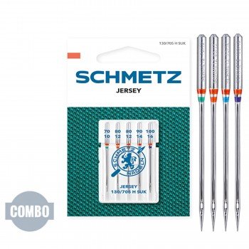 Schmetz Jersey Needle Assortment (130/705 H SUK) Schmetz Jersey Needle Assortment (130/705 H SUK)