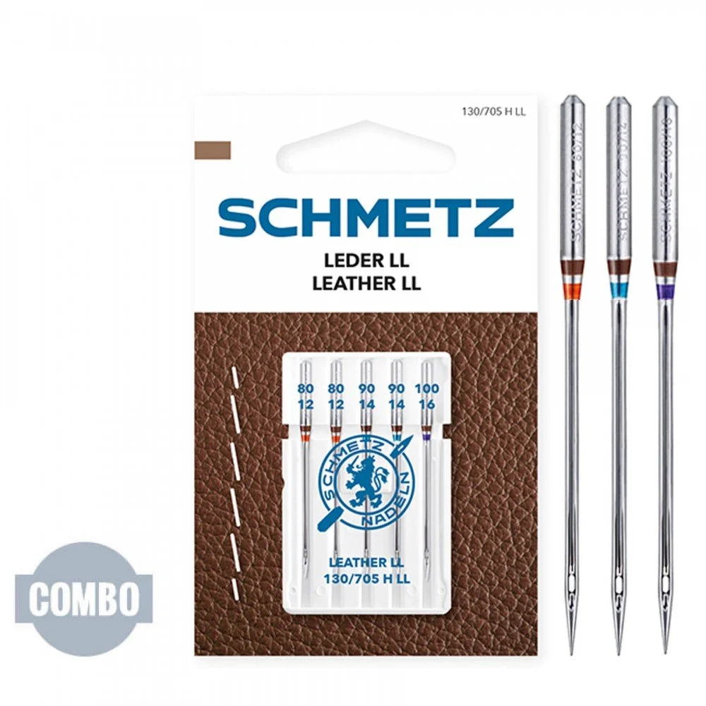 Schmetz Leather Needle Assortment (130/705 H LL) Schmetz Leather Needle Assortment (130/705 H LL) - (Needles (Haberdashery))