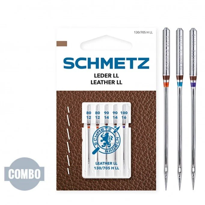 Schmetz Leder Naalden Assortiment (130/705 H LL)  - (Naalden (Fournituren))