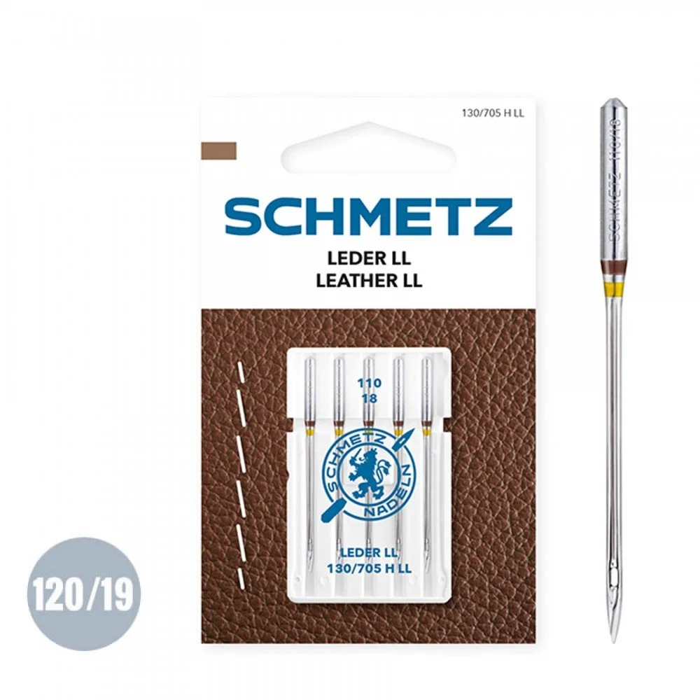 Schmetz Leather Needle 120/19 (130/705 H LL) - set of 5 Schmetz Leather Needle 120/19 (130/705 H LL) - (Needles (Haberdashery))