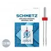 Schmetz Universal Twin Needle 2,5/80 (130/705 H ZWI) Schmetz Universal Twin Needle 2,5/80 (130/705 H ZWI) - (Needles (Haberdashery))