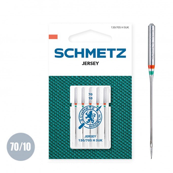 Schmetz Jersey Nadel 70/10 (130/705 H SUK) Schmetz Jersey Nadel 70/10 (130/705 H SUK) - (Nadeln (Kurzwaren))
