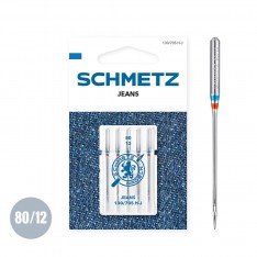 Schmetz Jeans Needle 80/12 (130/705 H-J) 