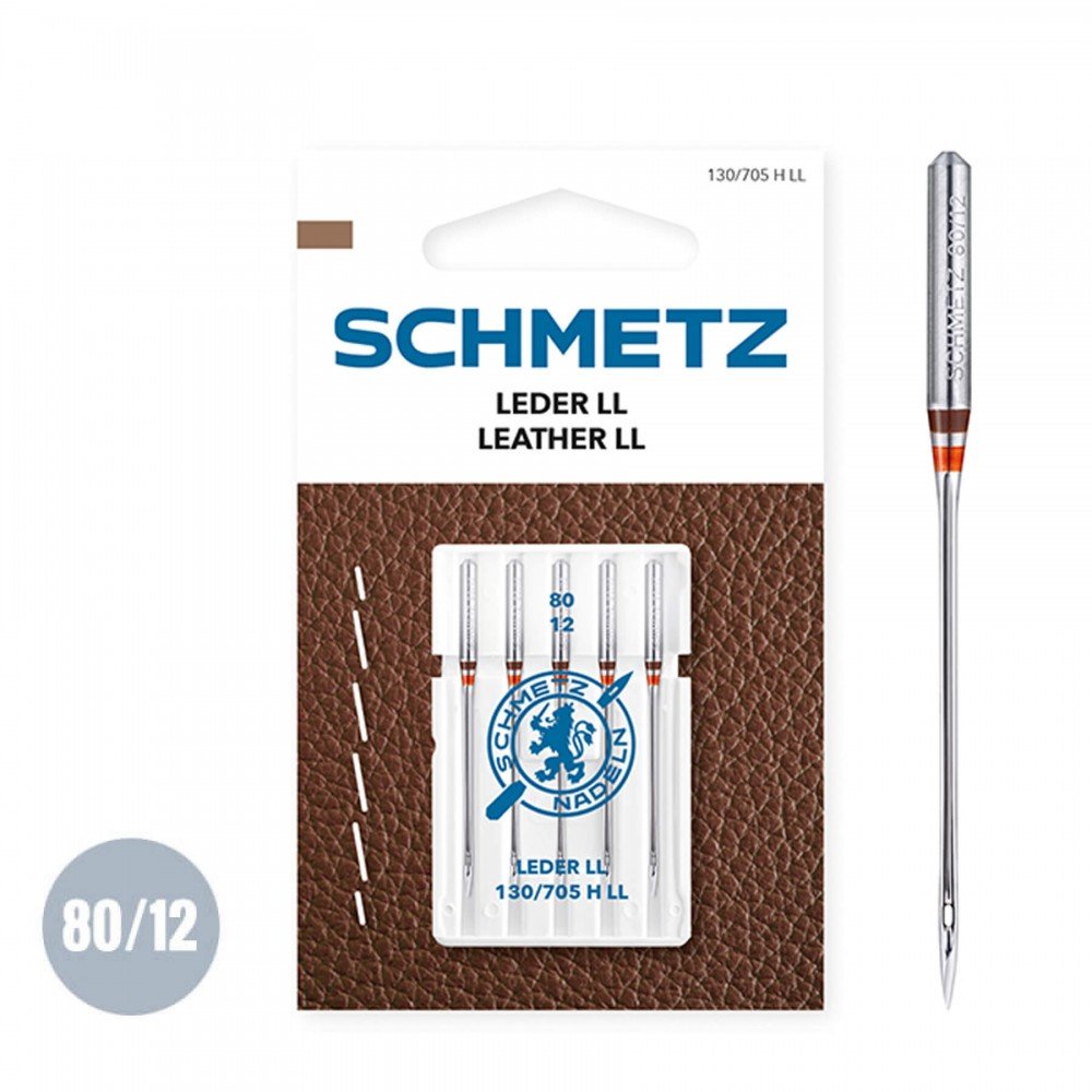 Schmetz Aghi Per il Cuoio 80/12 (130/705 H LL) Schmetz Aghi Per il Cuoio 80/12 (130/705 H LL) - (Aghi (Per Macchine Da Cucire))