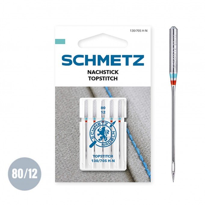 Igły Schmetz Topstitch 80/12 (130 N)  Igły (Pasmanteria)