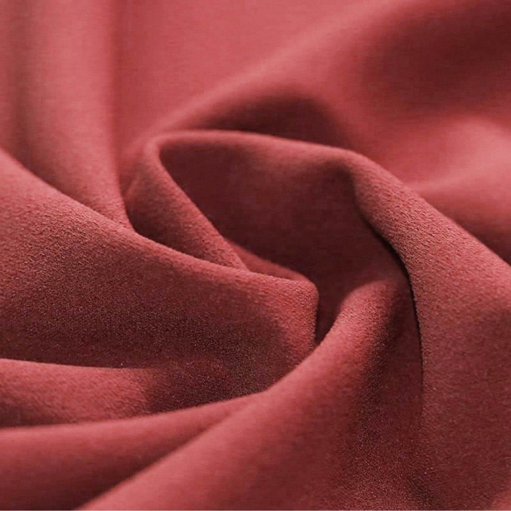 Scuba Crepe Jersey Fabric Brique