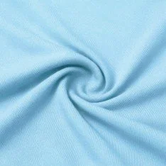 Bambusjersey Stof Lyseblå