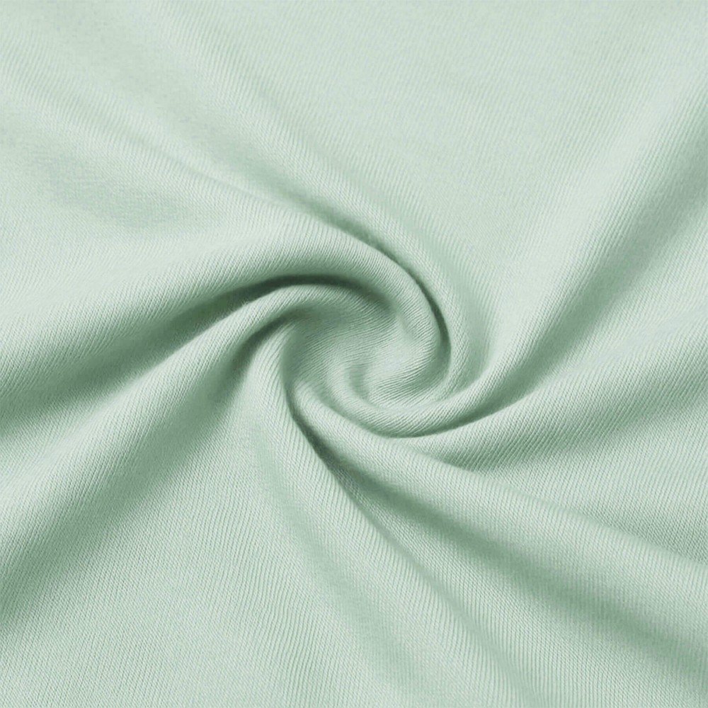 Bambusjersey Stof Pastel Grøn