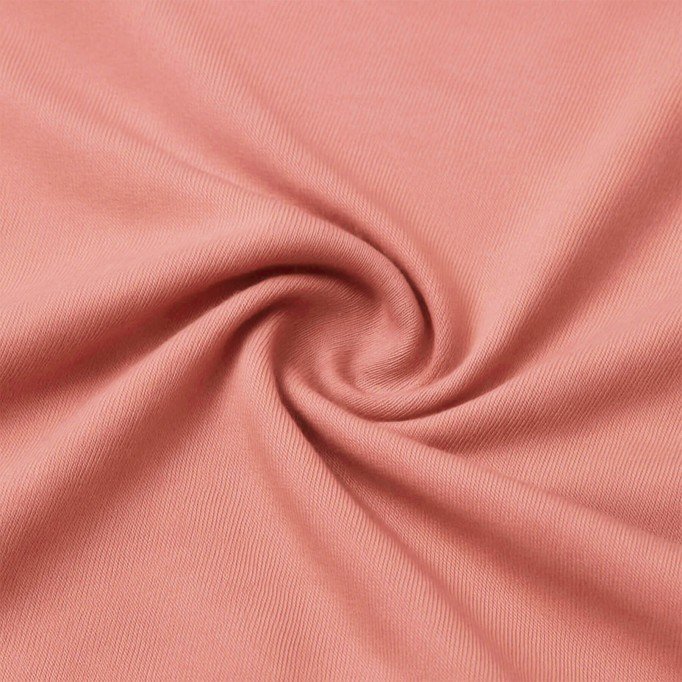 Tissu Jersey Bambou Rose D'été - (Tissus Jersey)