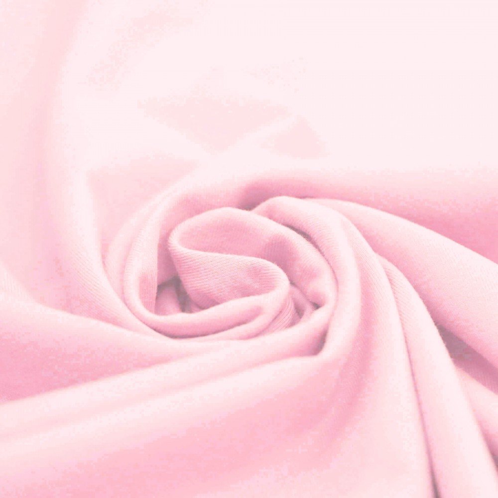 Jersey Cotone Lycra Rosa Pastello