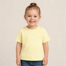 Cotton Jersey Knit Fabric Pastel Yellow Cotton Jersey Knit Fabric Pastel Yellow