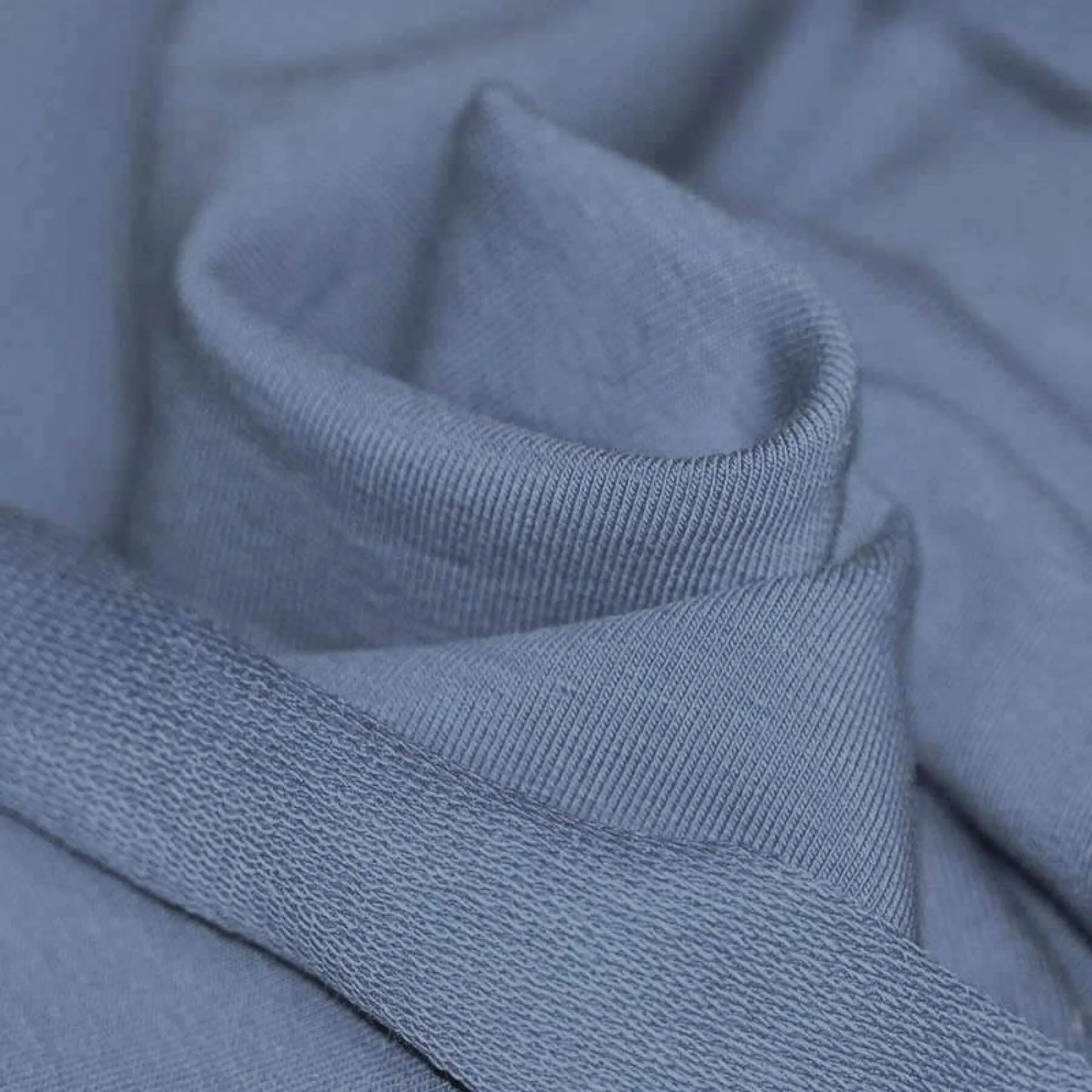 French Terry Stof Donker Jeans