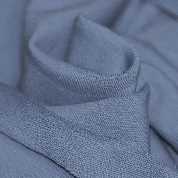 Tessuto French Terry Jeans Scuro Tessuto French Terry Jeans Scuro
