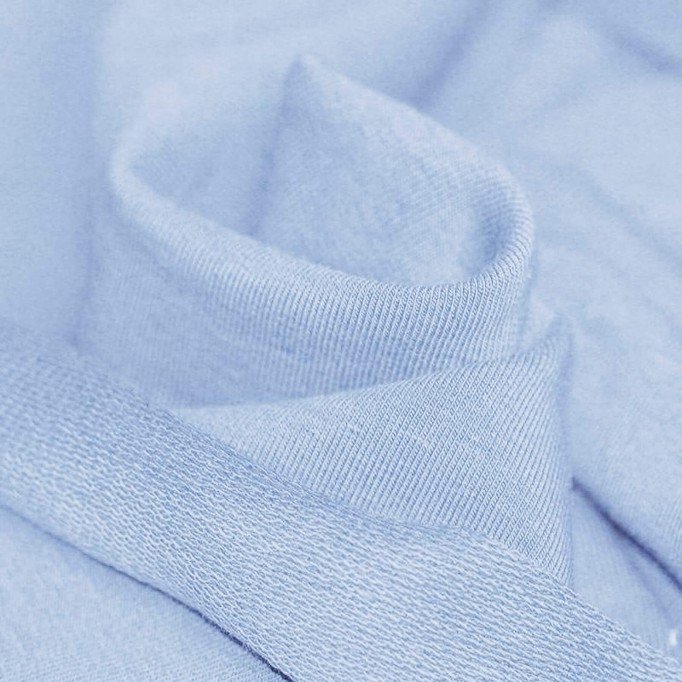 Sommersweat Stoff Hellblau  - (Sommersweat Stoff)