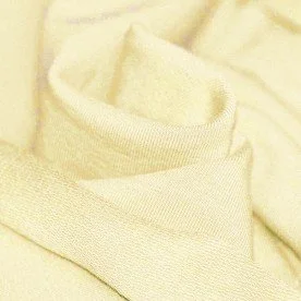 French Terry Fabric Pastel Yellow French Terry Fabric Pastel Yellow