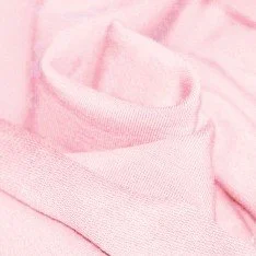 French Terry Stof Pastel Roze