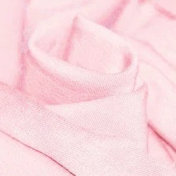 French Terry Fabric Pastel Pink