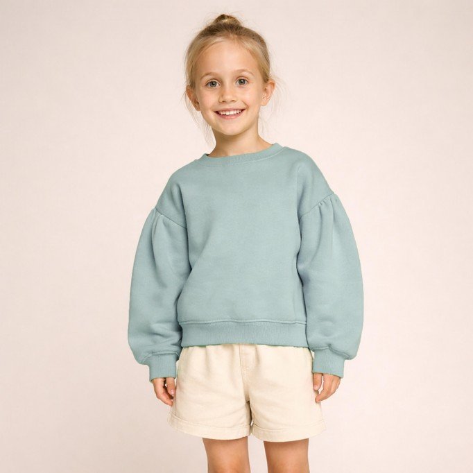 Dresówka Pętelkowa French Terry Morska Zieleń Dresówka Pętelkowa French Terry 