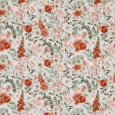 Jersey Cotton Fabric Digital Print - Foxglove Flower Jersey Cotton Fabric Digital Print - Foxglove Flower