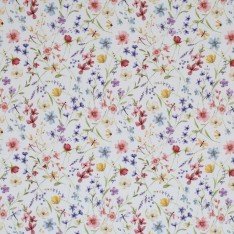 Jersey Katoen Digitale Print - Wilde Bloemen