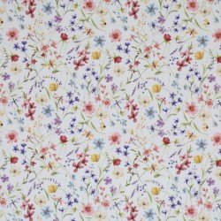 Jersey Cotton Fabric Digital Print - Wildflowers