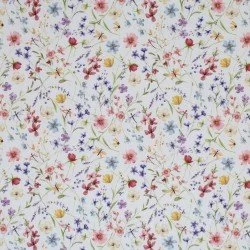Jersey Cotton Fabric Digital Print - Wildflowers