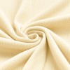 Rib Jersey Strikstof Pastel Gul