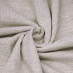 Wide Drop Needle Rib Fabric (5mm Wide) Beige Melange - (Jersey Fabrics)