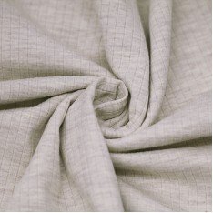 Tissu Maille Tricot à Grosses Cotes (5mm Largeur) Beige Melange