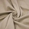 Tissu Maille Tricot à Grosses Cotes (5mm Largeur) Beige Foncé