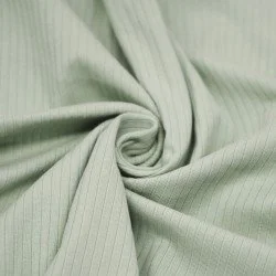 Wide Drop Needle Rib Fabric (5mm Wide) Dusty Green