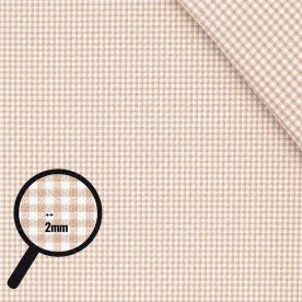 Boerenbond Ruit Stof 2mm Beige