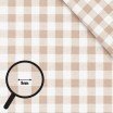 Tkaniny w Kratę Gingham 9mm Beżowy Tkaniny w Kratę Gingham 9mm Beżowy Tkaniny Dekoracyjne