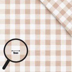 Tessuto Zephir Di Cotone 9mm Beige