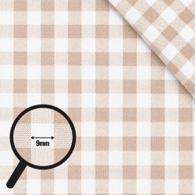 Boerenbond Ruit Stof 9mm Beige