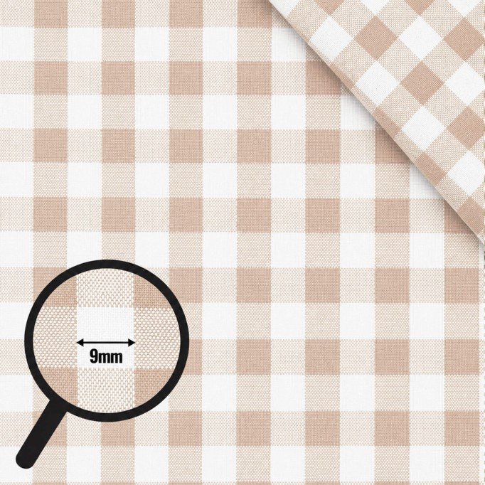 Tessuto Zephir Di Cotone 9mm Beige - (Deco Tessuti)
