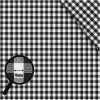 Cotton Gingham Fabric 4mm Black