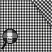 Cotton Gingham Fabric 4mm Black Cotton Gingham Fabric 4mm Black - (Deco Fabrics)