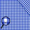 Cotton Gingham Fabric 4mm Cobalt